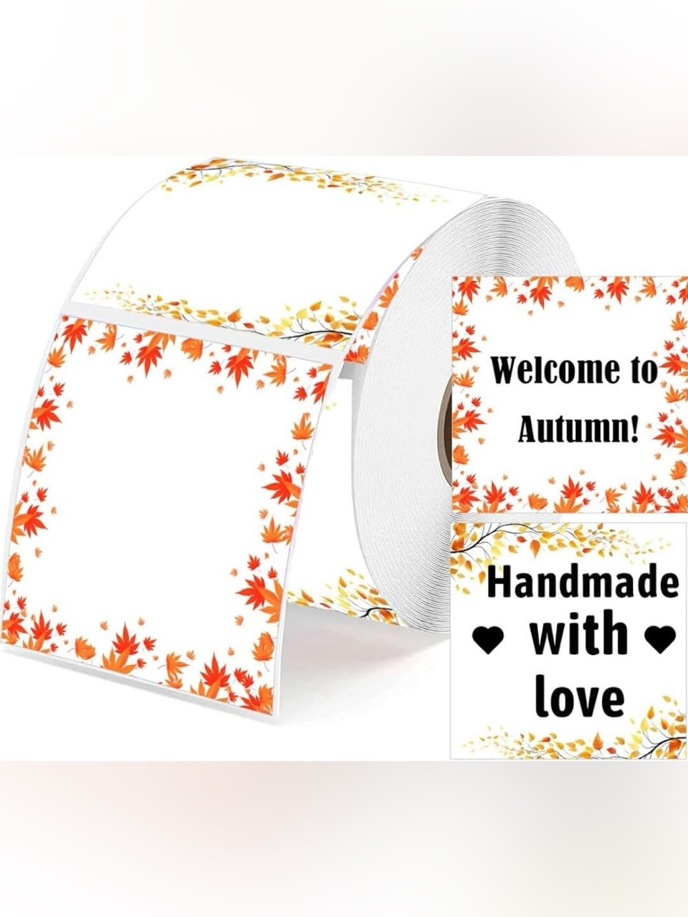 CUSTOM Fall Stickers, 2” Square - BUY NOW 50 for $7